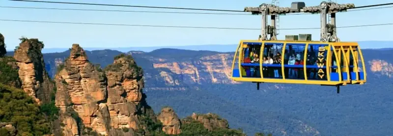 Scenic Skyway above the valley