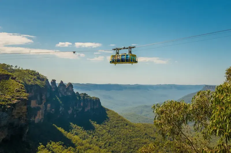 Scenic Skyway crossing the valley
